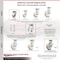 Service Caster 4 Inch Kingpinless Nylon Wheel Caster Swivel Locks 2 Brakes, 4PK SCC-KP30S420-NYR-SLB-BSL-2-BSL-2 - alternate 3